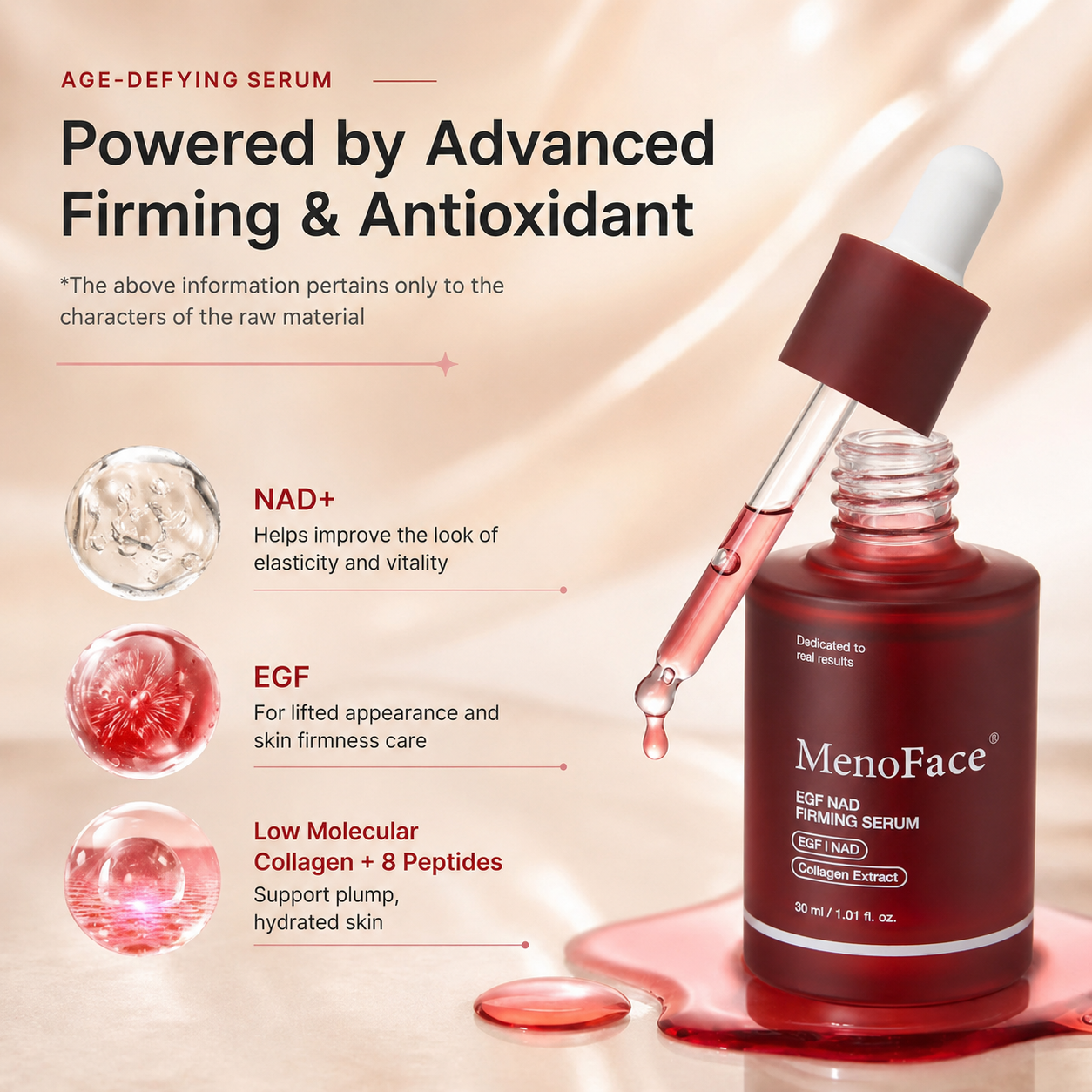 MenoFace® NAD+ EGF Firming Serum