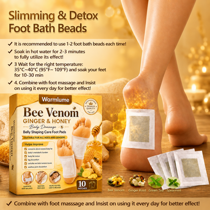 New 2026🏆 Upgrade 🔥Low Stock - 🌿Ginger Salt Herbal Foot Patches (Set of 10) with Science-Backed Formula-LSX