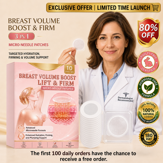 💥WARMLUME® 💥BREAST VOLUME BOOST LIFT & FIRM MICRO-NEEDLE PATCHES