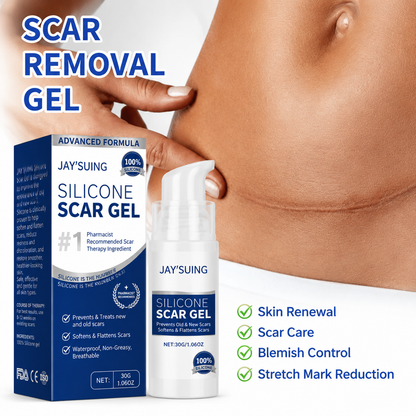 Buy 1 Get 1 Free 🔥 Advanced Silicone Scar & Wrinkle Smoothing Gel